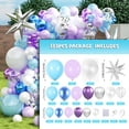 thumbnail image 3 of 133pcs Frozen-themed Balloon Garland Set, Suitable for Birthday Parties, Winter Event Celebrations and Holiday Celebrations, 3 of 7