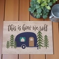 thumbnail image 7 of Personalization Mall Happy Campers Personalized Doormat, 20" x 35", 7 of 7