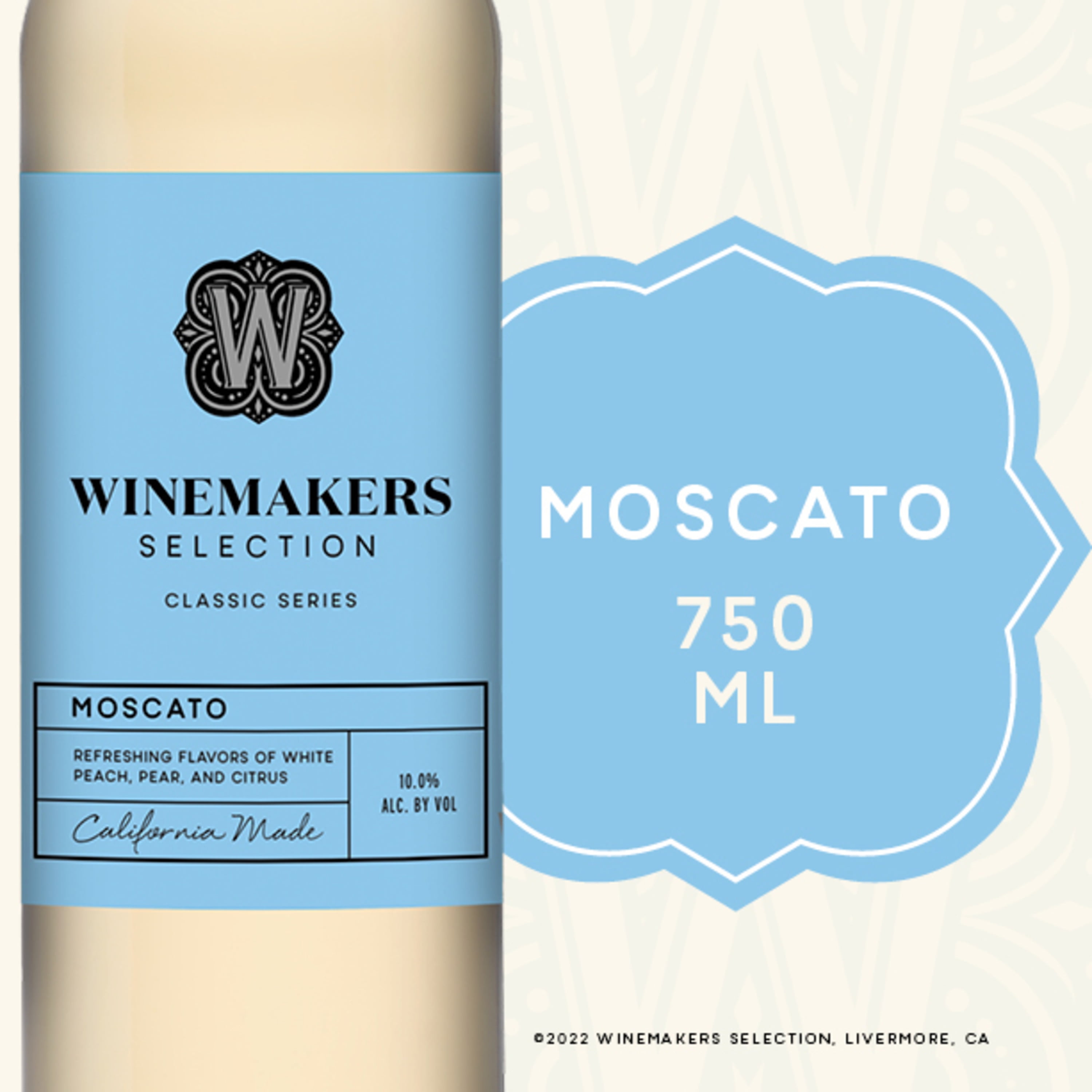 Winemakers Selection Moscato White Wine - 750ml, California