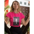 thumbnail image 2 of Abstract Man Techno Style T-Shirt Women -Image by Shutterstock, Female 5X-Large, 2 of 4