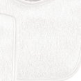 thumbnail image 4 of Luvable Friends Baby Cotton Terry Bibs 10pk, White, One Size, 4 of 4