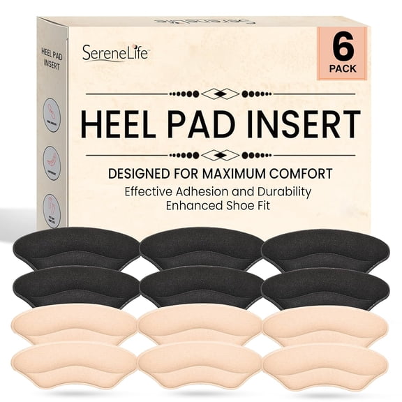 Heel Pad Shoe Cushion Inserts, Comfortable Anti-Slip Grip Liner for High Heels, Dress Shoes & Lefu Shoes