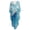 Blue Turtle, variant on Xoenoiee Moon Star Pattern Plus Size Kaftan Dress for Women, Oversized V-Neck Batwing Sleeve Boho Swimsuit Cover Up Maxi Beach Resort Caftan