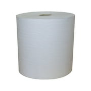 Recycled Hardwound Paper Towels, 1-Ply, 1.8 Core, 7.88 X 800 Ft, White, 6 Rolls/carton