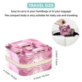 thumbnail image 5 of Pink Monkey Travel Portable Square Organizer Box: Earring Organizer & Jewelry Display for Girls and Women, 5 of 6