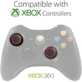 thumbnail image 6 of 4-Piece Silicone Controller Cap Replacement Set - Analog Joystick Thumb Grip Covers - Compatible with PS4, PS3, PS2, Xbox One, and Xbox 360 Game Controllers, 6 of 8