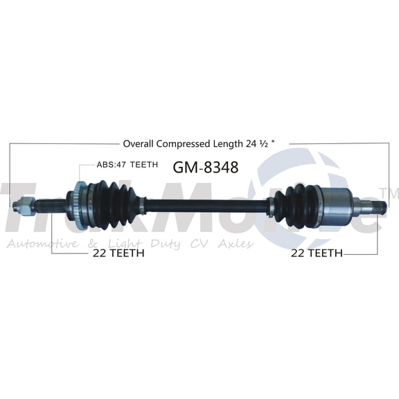 CV Axle Shaft Fits select: 2013-2015 CHEVROLET SPARK