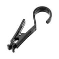 thumbnail image 3 of Curtain Clips Hooks Plastic Black 10 Pack, 3 of 6