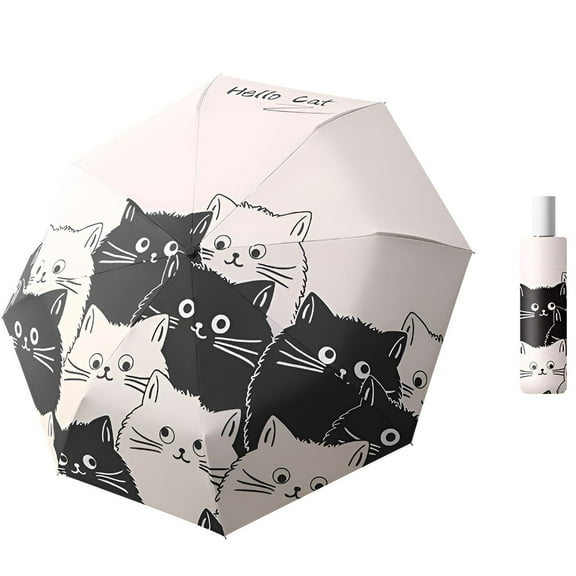 GASTROPOD Umbrellas for Rain,Shock-Resistant Frame Travel Umbrella,Weather-Proof Ribbed Support Mini Umbrella,Style1