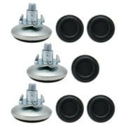 M8 x 15 x 30mm Leveling Feet Adjustable Leveler Protector for Chair Leg 8pcs