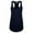Midnight Navy, variant on Women's Cotton Terry Racerback Tank