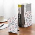 thumbnail image 5 of Easygdp Cute Magic Bunny 2 Pcs Bookend Large Capacity Office Book Ends for Home Office Library School Study Decoration, 5 of 8
