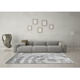 thumbnail image 3 of Ahgly Company Indoor Square Abstract Gray Modern Area Rugs, 3' Square, 3 of 4