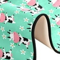 thumbnail image 6 of Dreamtimes Cute Cow Grass Hallway Runner Rug 2'x6' Kitchen Rug with Rubber Backing Lovely Cattle Flower Non Slip Entryway Rug Runner Washable Soft Area Rug for Hallway Bedroom Kitchen Decor, 6 of 6
