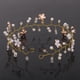 thumbnail image 1 of Women Girls Crystal Flower Pearls Hair Band Headwear Hair Jewelry Hugo Flor diadema, 1 of 10