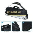 thumbnail image 4 of Uxcell 3 Racquet Waterproof Tennis Badminton Racket Bag Carrying Bag with Shoulder Strap, Black, 4 of 8