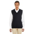 thumbnail image 1 of Harriton Gilet Chandail Col en V pour Femmes, 1 of 3