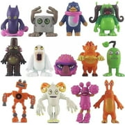 My Singing Monsters Toys, 13Pcs Mini Singing Monsters Action Figures Playset, Wubbox Noggin Toe Jammer Cute Birthday Party Decoration Gifts Gift for Boys & Girls 6+Years Old
