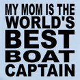 thumbnail image 2 of CafePress - My Mom Is The Worlds Best Boat Captain Body Suit - Long Sleeve Cotton Baby Bodysuit, 2 of 4