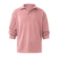 thumbnail image 2 of Innerwin Tee Lapel Neck Men T Shirts Work Solid Color Athletic Polo Shirt Pink 2XL, 2 of 6