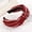 Red, variant on MSJUHEG Wide Cute Headband Knotted Headband Elastic Head Scarf Curly Pineapple Head Wrap Wide Hairband Cloth Headbands for Curly Hai Women Hair Head Black One Size