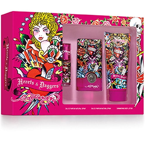 ed hardy hearts and daggers gift set for her