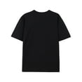thumbnail image 2 of Text Retro Washed Pattern Cotton Short-Sleeved T-shirt Slim Fit Slimming Men's Top, 2 of 5