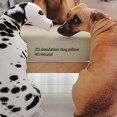 thumbnail image 3 of OUTAD 3D Simulation Dog Pillow Shapi Dalmatian Husky Plush Cushion Office Napping Home Practical Washable Pillow, 3 of 7