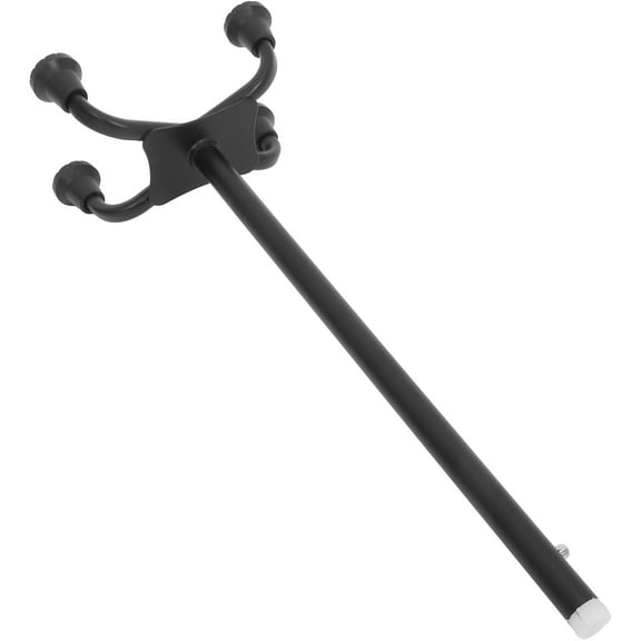 ELAYARD Leg Traction Support Pads for Crutches Durable Non Slip Black Rubber Covers for Safe Walking