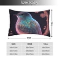 thumbnail image 2 of KLL Bird 1 Pillow Covers Envelope Closure,Super Soft and Cozy Fuzzy Fleece Pillow Case Cover (No pillow core）, 2 of 5