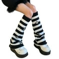 thumbnail image 2 of Women's Kawaii Leg Warmers Shiny Star Leg Warmers Long Slouch Socks Casual Boot Cuffs Streetwear, 2 of 6