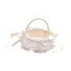 thumbnail image 3 of Cesta de Bodas de Niña de Flores Cesta de Boda Cesta de Encaje de Moda Boda Flores Flores Cesta para Festivales Fiestas Ocasiones Especiales Tiendas Mango de cuentas, 3 of 8