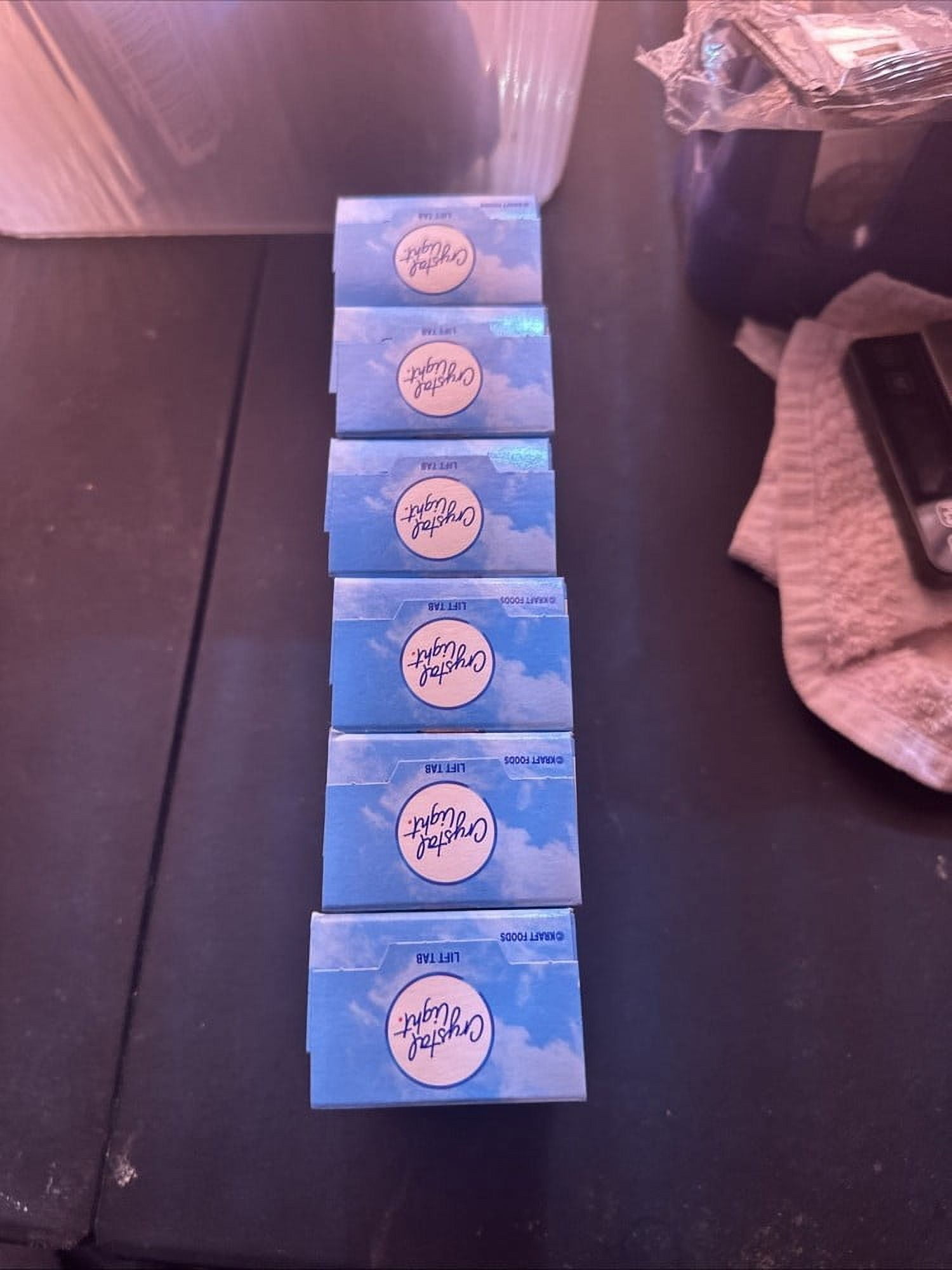 6 pack 10 count box Crystal Light Lemonade on the Go Drink Mix 1.4 oz exp. 04/26