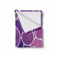 thumbnail image 2 of Purple and Pink Soft Flannel Fleece Throw Blanket, Abstract Stained Glass Motif with Retro Circular Shapes Colorful Pattern, Cozy Plush for Indoor and Outdoor Use, 50" x 70", Multicolor, by Ambesonne, 2 of 6