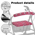 thumbnail image 5 of HELLHERO Medical Supplies Rollator Walker Seat Back Covers & Rollator Seat Back Cover for Neighborhoods and Parks Washable Anti-Slip Cover, 5 of 7
