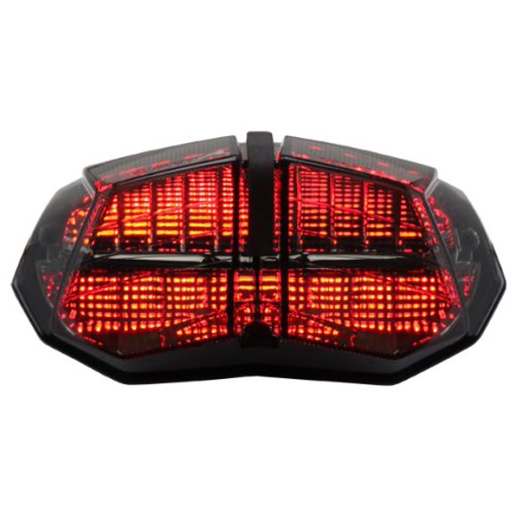 Motodynamic Feux Arrière Intégrés Séquentiels Lentille Fumée pour 2009-2015 Ducati Streetfighter
