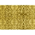 thumbnail image 1 of Ahgly Company Indoor Rectangle Abstract Yellow Modern Area Rugs, 2' x 5', 1 of 4