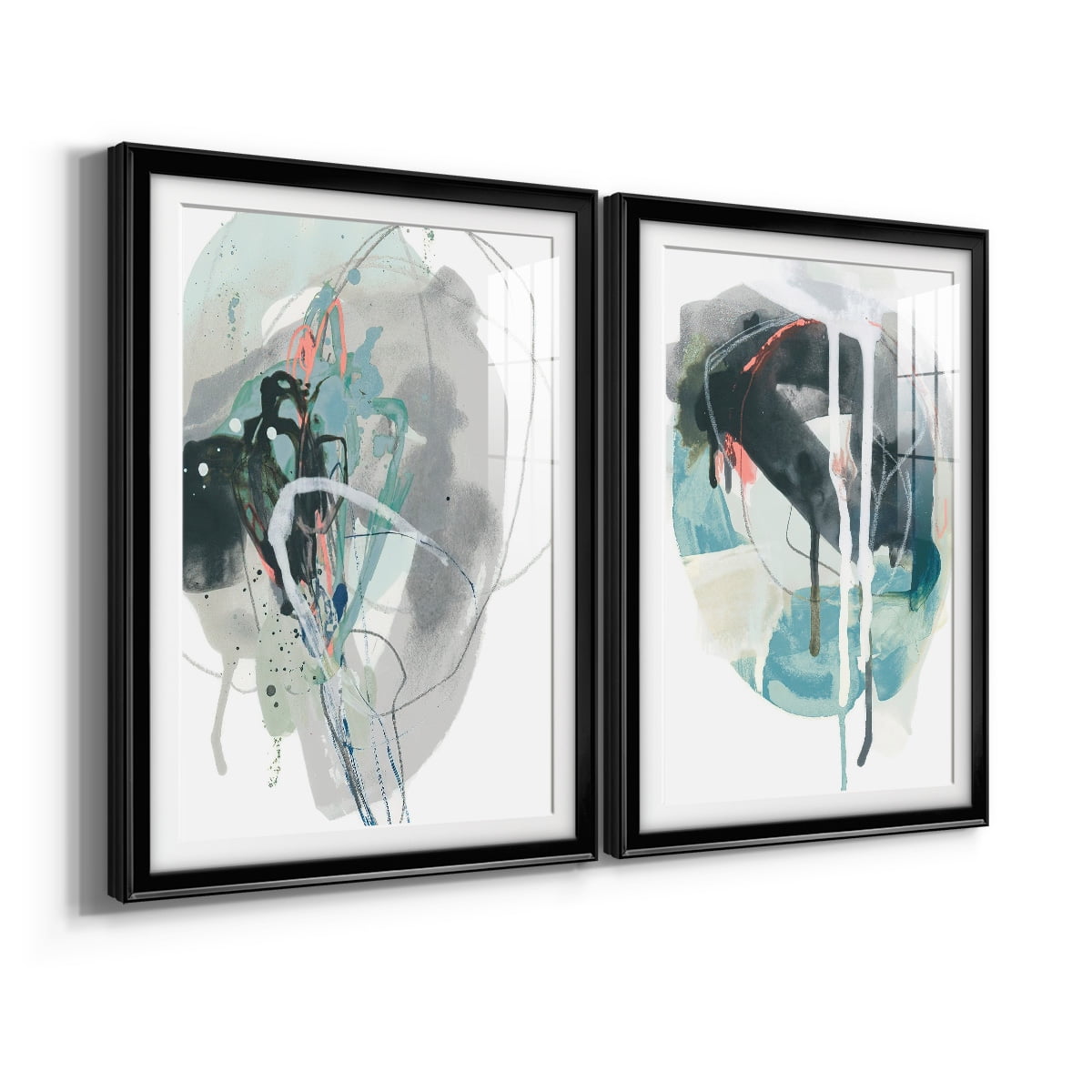 Wexford Home Stone Aperture I Premium Framed Print, 26.5" x 36.5" - Ready to Hang, Black (Set of 2)