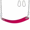thumbnail image 7 of Swing Set Stuff Polymer Belt Swing Seat (Red) with Chains and Hooks and SSS Logo Sticker, 7 of 7