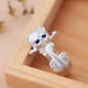 thumbnail image 1 of Anillos para mujer, regalos para mujer, grandes ojos azules, linda pata abierta femenina, un anillo, 1 of 3