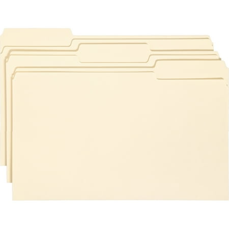 - Smead Manila File Folder, 1/3 Tab, Legal Size, 100 per box (15330))