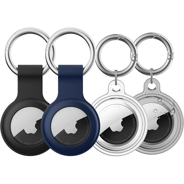4 Pack AirTag Holder Waterproof with Keychain