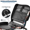 thumbnail image 4 of FORMRS Zipper Binder with Shoulder Strap 2-inch Ring 500 Sheet Capacity File Bag, White Lucky Cat, 4 of 5