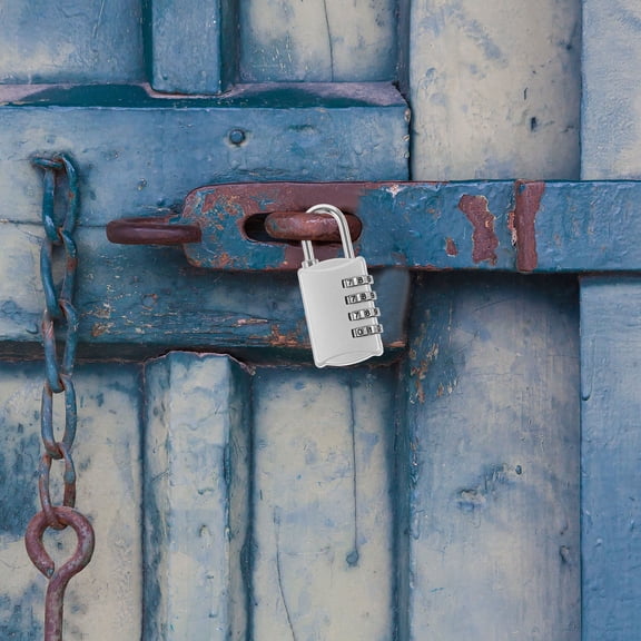 Supvox Password Padlock Combination Lock Zinc Alloy 1Set for Gym Equipment