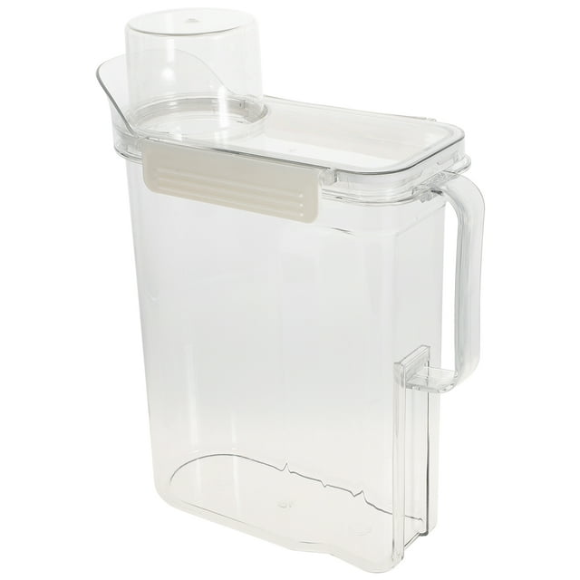 Houderco Multipropósito Transparente Para Guardar Detergente Y Lociones En Lavandería