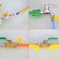 thumbnail image 4 of HUGFEGWE Brass Hose Fittings - 1/4" Barb to 1/8" Male Thread Air Line Adapter U2536-10855, 4 of 7
