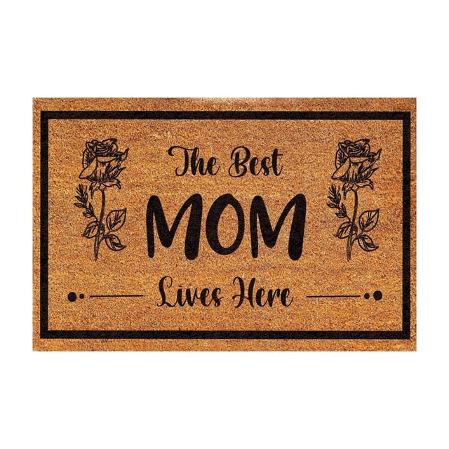 2024 Modern Farmhouse Welcome Mat with Decorative Indoor Outdoor Entryway Rug