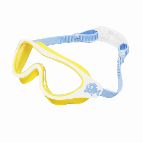 CNKOO 1 Pce Lunettes de Natation pour Enfants Dessin Animé Anti-Buée Étanches Grande Monture Matériau PC Convient aux Âges 4-16 Couleurs Assorties ZZZ