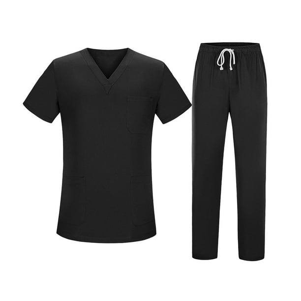 Conjunto de uniformes de enfermería suaves y duraderos, cómodos y transpirables, para enfermería XL