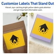 thumbnail image 4 of Avery Printable Rectangle Labels, Bright Yellow, 4.75" x 3.75", 40ct, 4 of 11